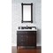 James Martin Vanities Brittany 36in Single Vanity, Burnished Mahogany w/ 3 CM White Zeus Quartz Top 650-V36-BNM-3WZ - alternate 3